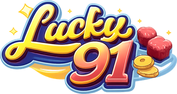 lucky 91 নীল লোগো